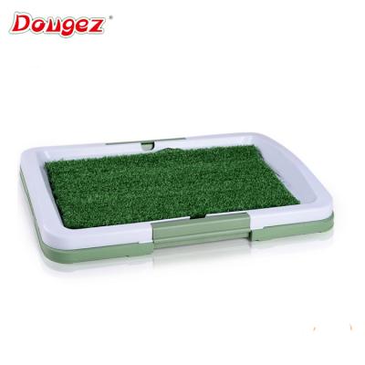 China Viable Puppy Potty Plant Mat Absorbent Indoor Dog Pee Mat Luxury Dog Training Toilet As Seen On TV for sale