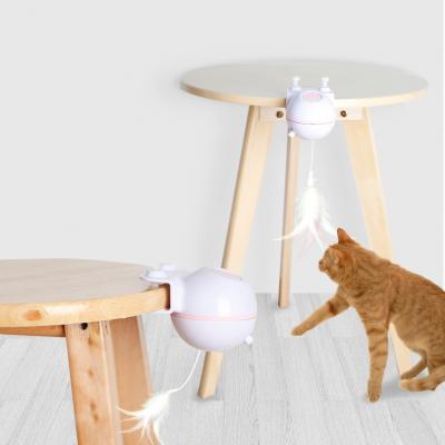 China 2020 New Design High Quality USB Electric Pet Toys Viable Interactive Cat Toys Led Cat Stick for sale