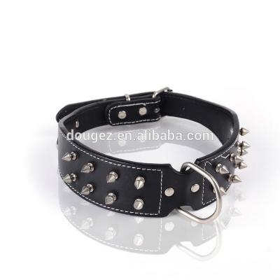 China Factory Supply Viable Wholesalers Making Leather Thoughtful Lightweight Dog Collar For Dog Lead for sale