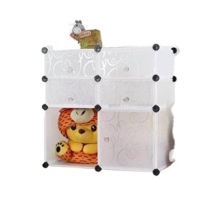 China IDOO 6 Cube Storage Cabinet Wall Mount Plastic Adjustable Garage Storage Organizer for sale