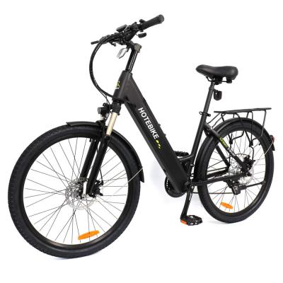 China Standard 21 speed mountain ebike city 36V 350W battery motor 10AH hidden bicycle with double seats in USA stock for sale