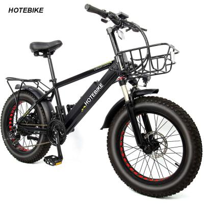 China HOTEBIKE standard fat electric bike with 20