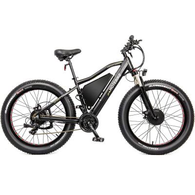 China Aluminum alloy 48v dual motor electric dirt bike for adults wholesale 1000w high power mountain ebike for sale