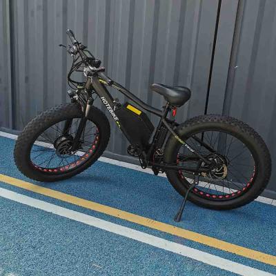 China Longest Range 60-80KM 48V 250W 350W 500W 750W 1000W Dual Motor Standard Electric Fat Bike Fat Bike For Adults for sale