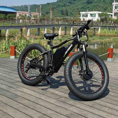 China Standard Electric Bike A7AT26 48V 500W Dual Motor Fat Bike 26inch Mountain Electric Fat Bike Adult for sale