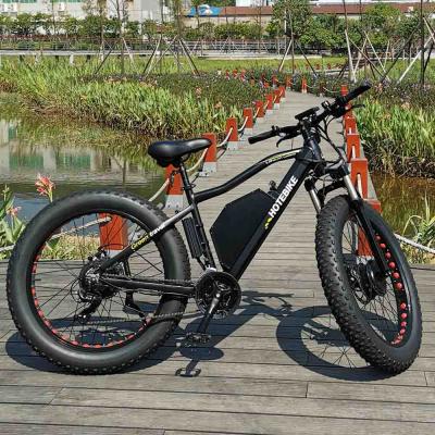 China Fat Bike 1000w A7AT26 48V 500W 750W Electric Fat Bike Fat Bike 26inch Motor Standard Dual Wheel Electric Fat Bike for sale