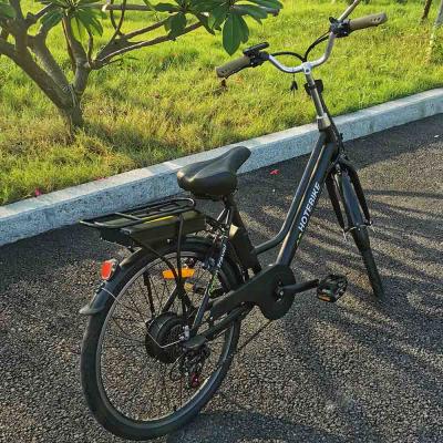 China The standard 24V 36V city electric urban electric bike aluminum alloy suspension big space bike with double seats for sale