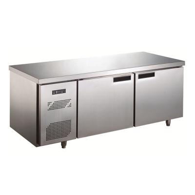 China Single-temperature stainless steel 200L under counter fridge 	Integrated Undercounter Freezer for sale