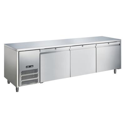 China Single-temperature restaurant used under counter locker freezer 	Integrated Undercounter Freezer for sale