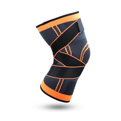 China Orange Strap Knee Brace With Gel Pads Knee Support Pads For Support Relief The Pain The Knee Pads for sale