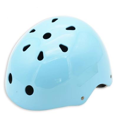 China Blue Outdoor ABS Skating Sports Bicycle Safety Helmet For Kids Adult Buckle Bicycle Bike Protection EPS for sale