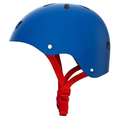 China Blue Skating Outdoor ABS Sports Safety Yellow Red Blue Strap Helmet for kids Adult Buckle Bicycle Bike Protection EPS for sale