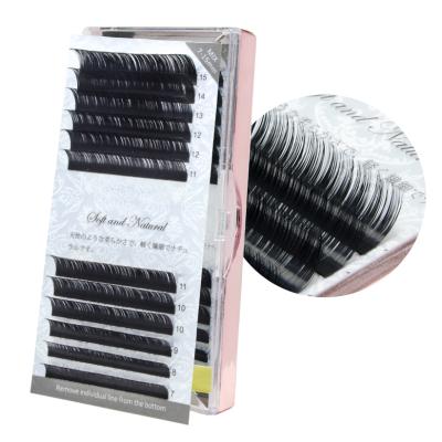 China Different Faux Mink Mix Tray Natural False Eye Hair Natural Soft Lashes Wholesale Synthetic Eyelash Extensions for sale