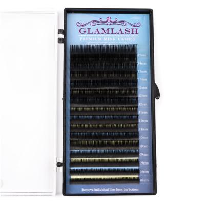 China Long best thick mix size cc wholesale curl eyelash extension recommended hot sale quality natural luxury salon use for sale