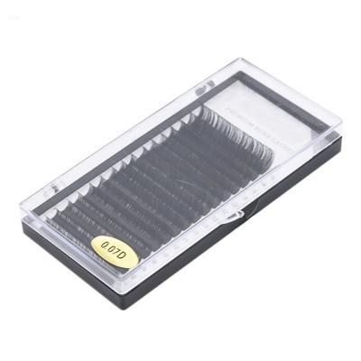 China Natural Long 16 Rows Different Length Natural Eyelash Extension False Mink Lashes Good Lashes Mixed Length for sale