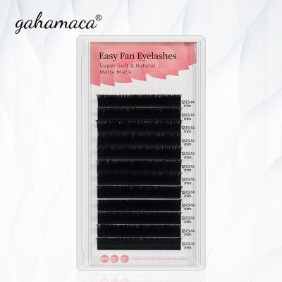 China Natural Easy Fanning Blooming Lashes Eyelash Extension Volume Self-Making Quick Fans Bloom Lashes Extension False Lashes for sale