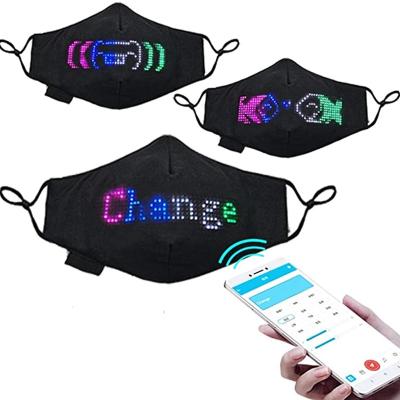 China Party Use Programmable Magical Led Screen Mask , Colorful Led Party Mask for sale