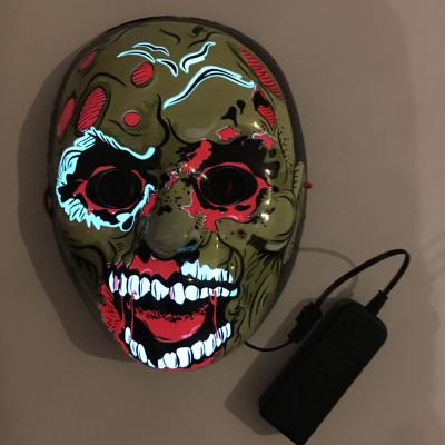 China Halloween\Party Light Up Scary Halloween LED Mask for sale