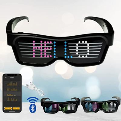 China Part of the lead glasses, led scroll glass message app controlled for sale