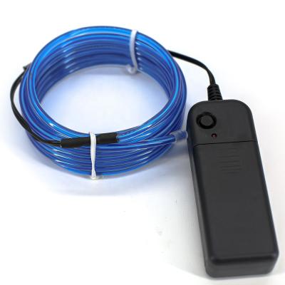 China DIY to any shape DIY 2.8mm shapeable EL wire, light up bendable EL wire-blue for sale