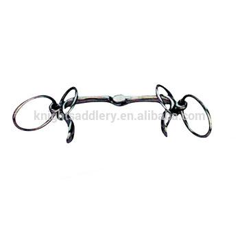 China Special stainless steel horse bit with hinged mouth 5