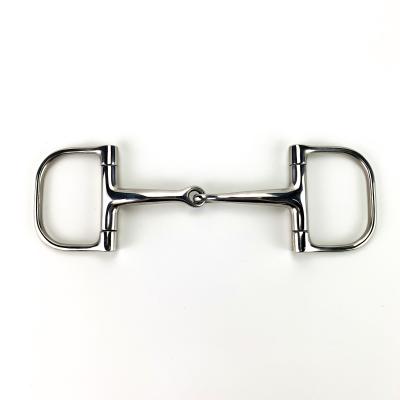 China Stainless Steel Light Weight Stainless Steel Racing Dee Horse Bit With Attached Mouth for sale