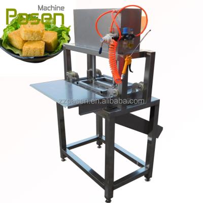 China High Efficient Curd Press Cutting Machine Bean Tofu Cheese Cube Cutting Machine Tofu Machine Snack Maker for sale