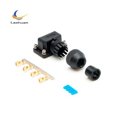 China Small I/O KIT Rectangular Waterproof Automotive Encoder Plug Micro Motor 4P Connector 1674320-1 for sale