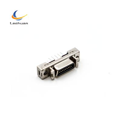 China 3M SCSI Mini D Receptacle Receptacle 20 Solder Ribbon Receptacles 2.54mm Left Position 2.54mm Right Terminal 1 for sale