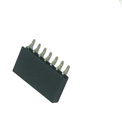 China Automotive Single Row 3P 5P 7P Right Angle PCB Socket 2.54mm Pitch SMD Female Header for sale