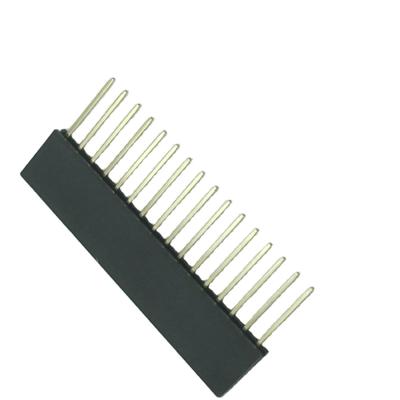 China Pitch 8.5mm Socket 2.54mm Socket 2.54mm Pitch 8.5mm Height Angel SMT Automotive Single Straight Female Header Long Row Type for sale