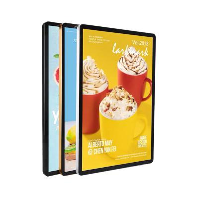 China Indoor Indoor Advertising Led Light Box View Aluminum Billboard Wall Mounted Easy Install Ultra Thin LED Backlight Poster Frame for sale