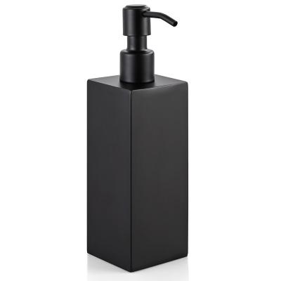 China Luxury Foam Soap Dispenser Square Design Elbow Pump Hand Manual Manual Liquid Soap Dispenser For Bathroom for sale