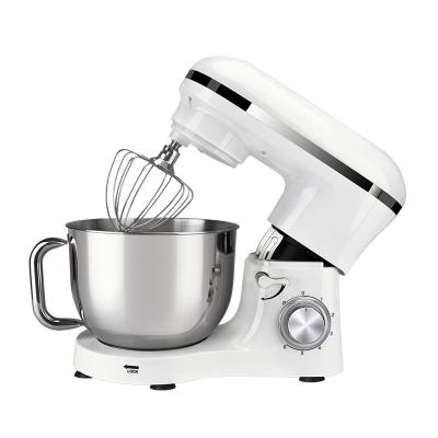 China Design Kitchen Tilt Head 3 In 1 Best Motor Flour Mixer Egg Beater Food Stand Low Noise Pure Copper Mixer for sale