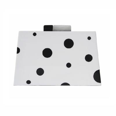 China Party Evening Purse Clutch Bag Fashion Dots Custom Shape Clutch Bag Special Acrylic Wedding Bridal Party Clutch Purse Ladies Messenger Evening Bags for sale