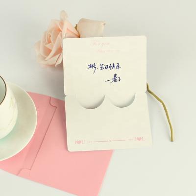 China All Best Selling Custom High Quality White Greeting Card Thank You Card Printing Handmade Greeting Card for sale