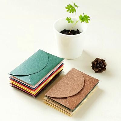 China Recycled Printing Mini Retro Custom Art Fresh Multicolor Simple Small And Lovely Envelope for sale