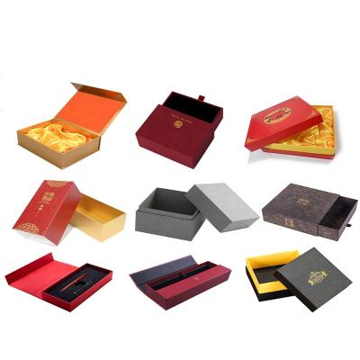 China Recyclable Folding Drawer Paper Cartons Gift Packaging Box Cardboard Custom Design Cosmetic Folding Gift Box for sale