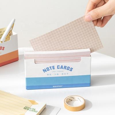 China New Arrival Various Style 150 Sheets Eco - Friendly Paper Notepad Horizontal Lines Square Portable Note for sale