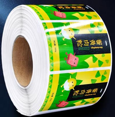 China Custom Waterproof Adhesive Roll Logo Labels Waterproof Printing Transparent Stickers for sale