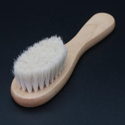 China All Natural New 2023 Goat Hair Brush Wet And Body Brush Boar Hair Natural Soft Dry Skin Exfoliating Beauty Gift Customized Bath Brush for sale