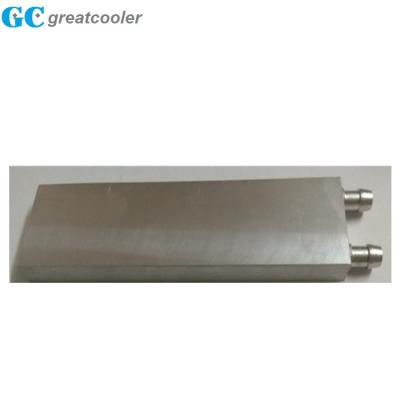 China copper & Greatcooler Aluminum Heat Exchanger Water Cooling Brown Beer 40*120*12.2mm for sale