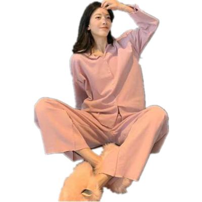 China Comfortable Soft High Quality Home Wear Long Sleeve Pantsuit Pajamas Ladies Pajamas for sale