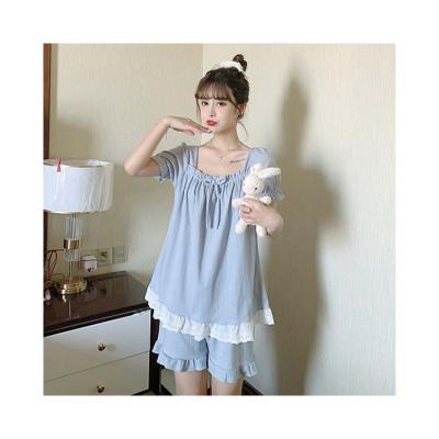 China Comfortable and soft in summer women's pajamas pajamas cotton material comfortable and wear-resistant short supply for sale