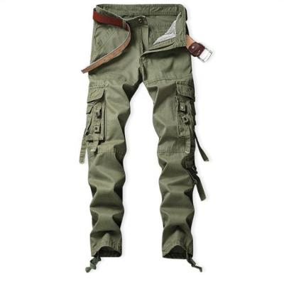 China Anti-Static Coveralls Multi Pants Pocket Thick Plush Sports Trousers Military Men's Loose Wear-Resistant Camouflage Casual Cargo Pants for sale