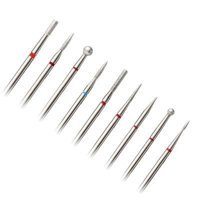 China Hot Selling Clean Cuticle Nail Multiple Drill Bite Nail To Remove Gel To Nail Portable Diamond Nail Drill Bit for sale