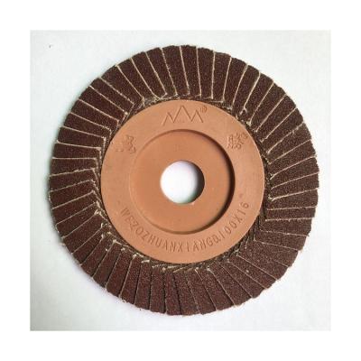 China Factory direct sales supply 50 good quality fins low noise flap disc grinding wheel for metal for sale