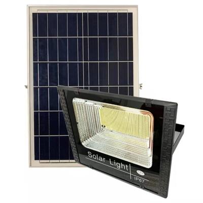 China Garden high lumen emergency rechargeable solar flood light led flood light 200w solar with remote control for sale