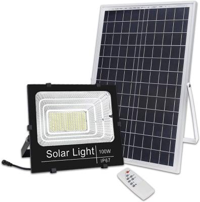 China Garden High Brightness 100w Solar Flood Light Outdoor Led Solar Flood Light Outdoor Lighting for sale