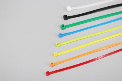 China DM-4.8*300mm DEMOELE cable ties famous black natural color full nylon self locking cable ties for sale